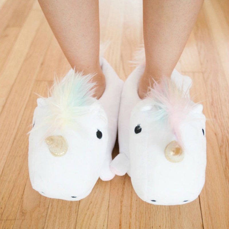 Pantuflas de unicornio foto 4