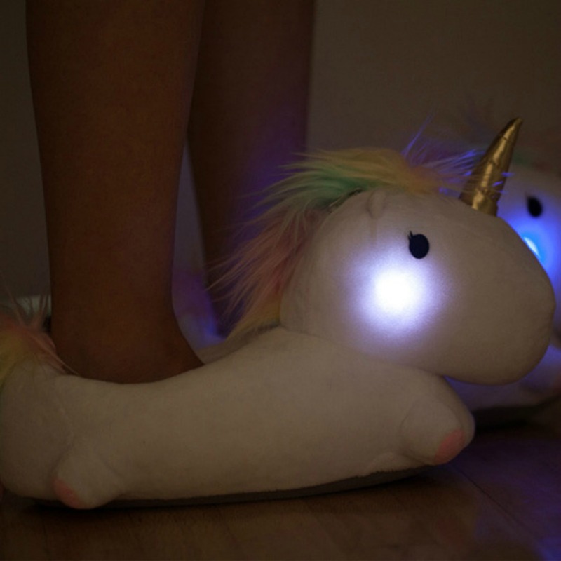 Pantuflas de unicornio foto 5