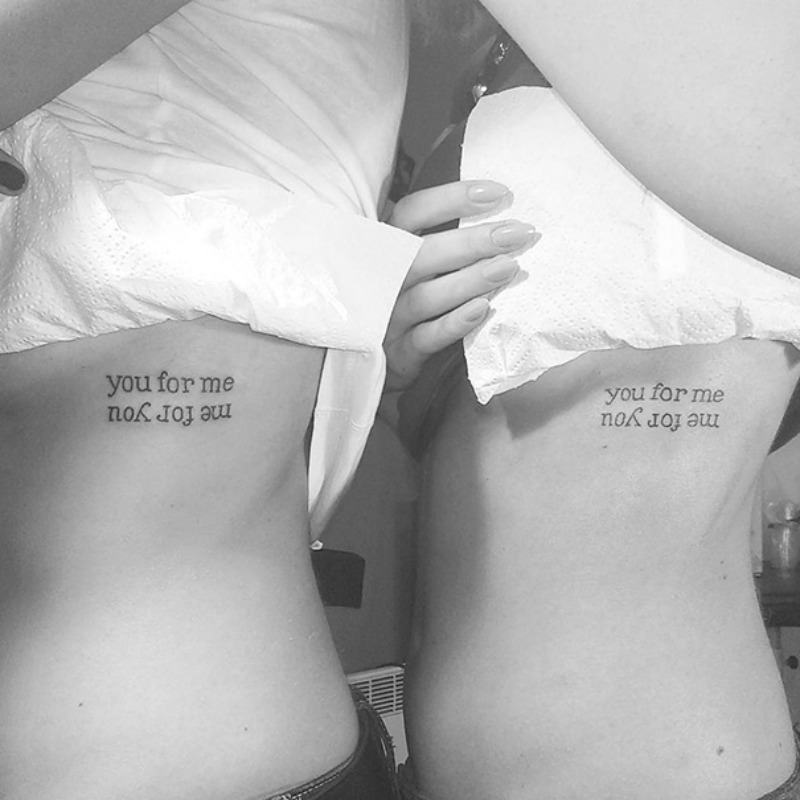 Tatuajes entre hermanas foto 25