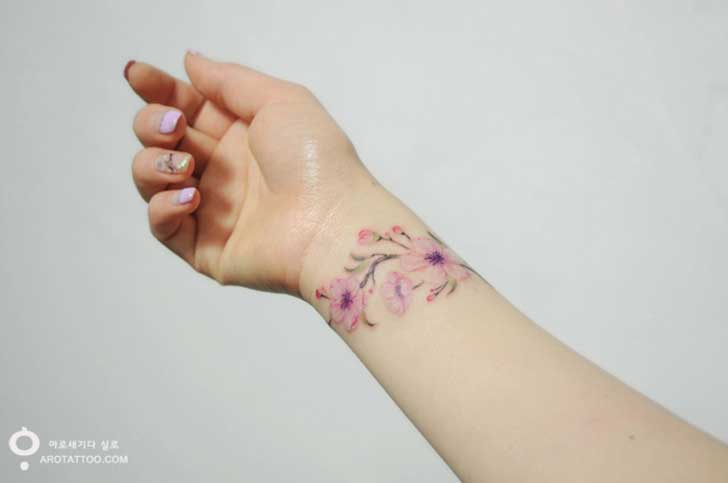 tatuajes florales 6