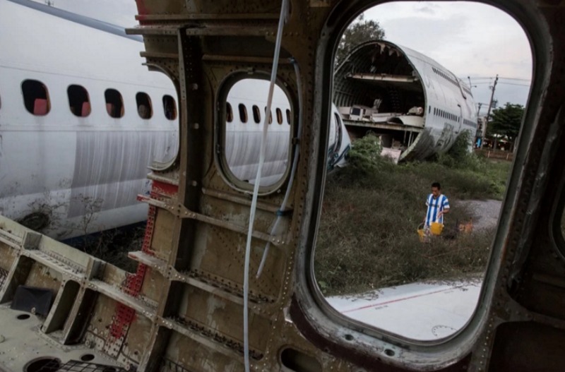 Aviones convertidos en hogar foto 11