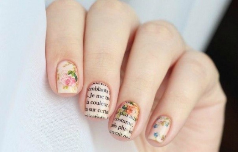 Manicura para unas cortas 15