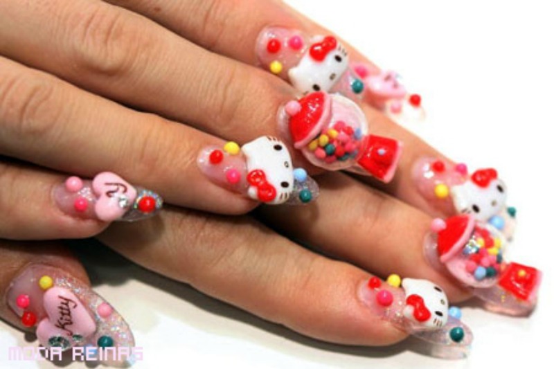 Manicure en 3D foto 2