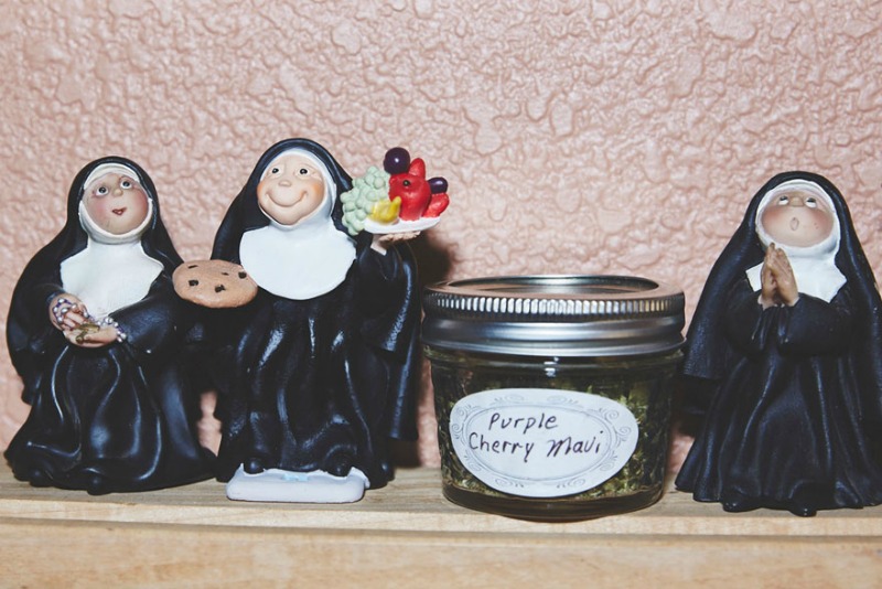 Monjas que cultivan marihuana 16