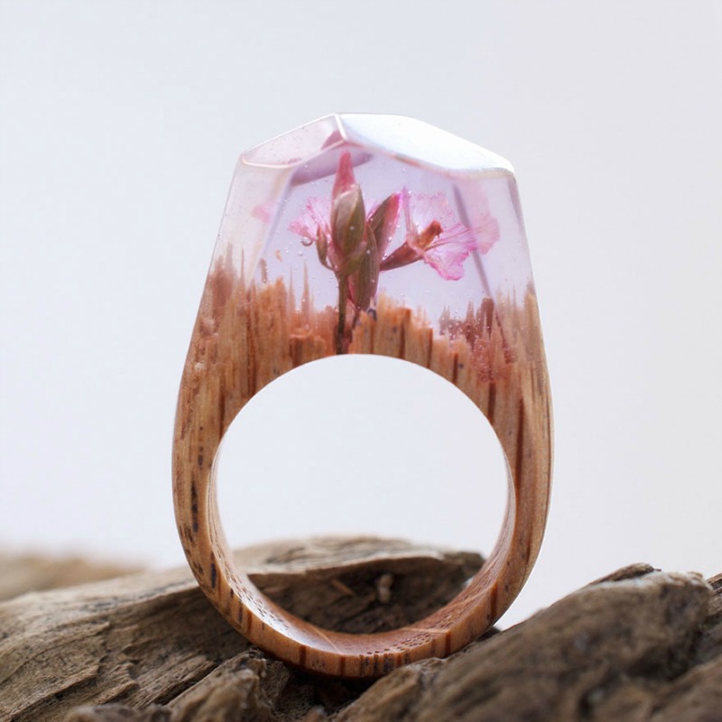 Anillos con bosques miniaturas 2