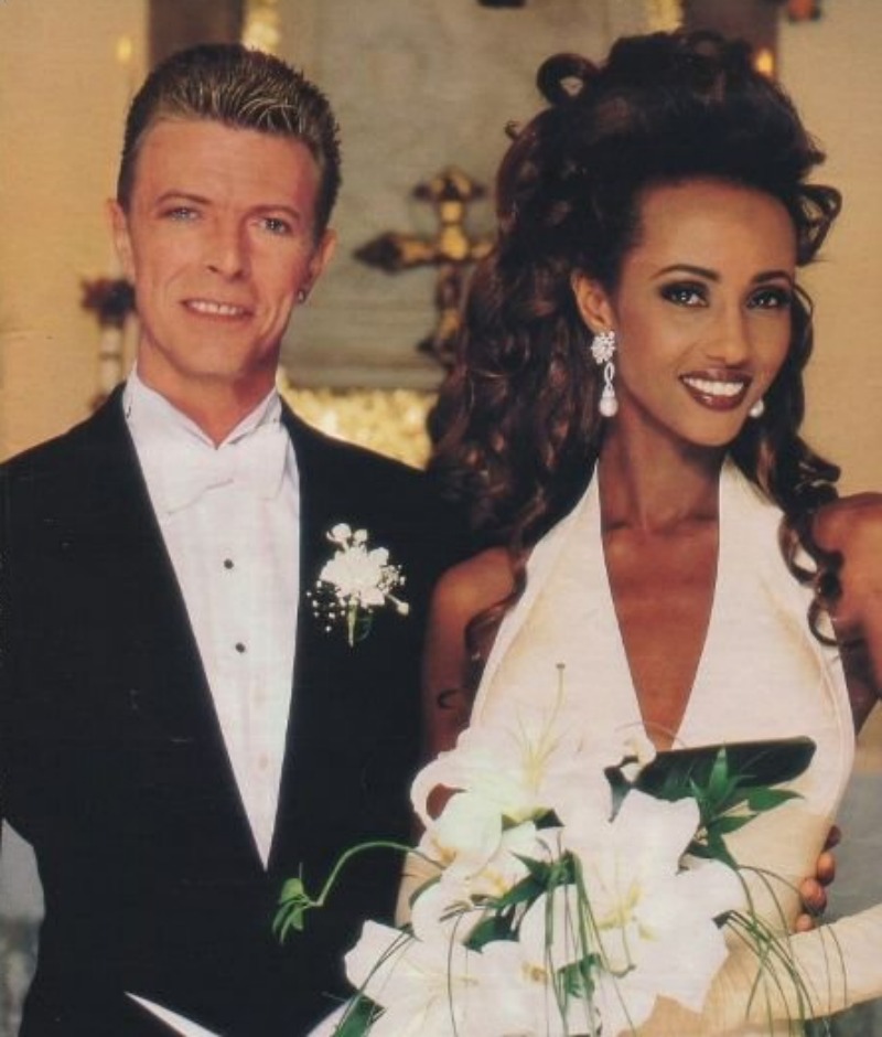 Iman y David Bowie 2