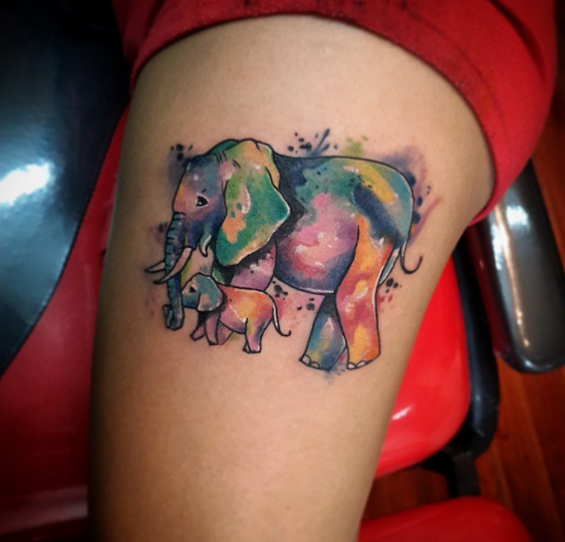 Tatuajes acuarela 1