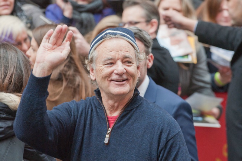 Bill Murray arriving for the press conference of THE MONUMENTS MEN at the Berlinale 2014