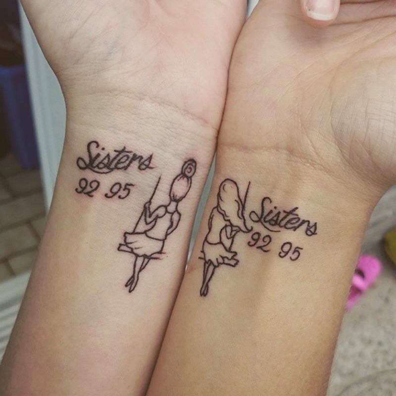 Tatuajes entre hermanas foto 5