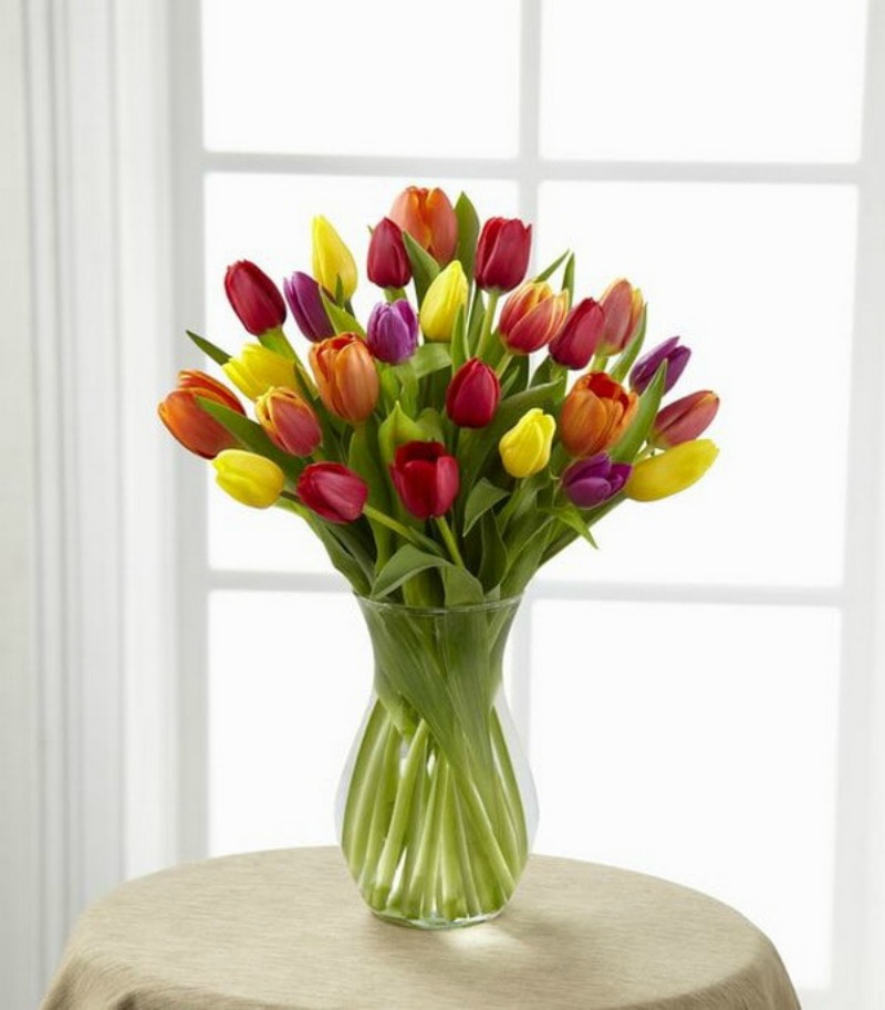 Arreglos con tulipanes 8