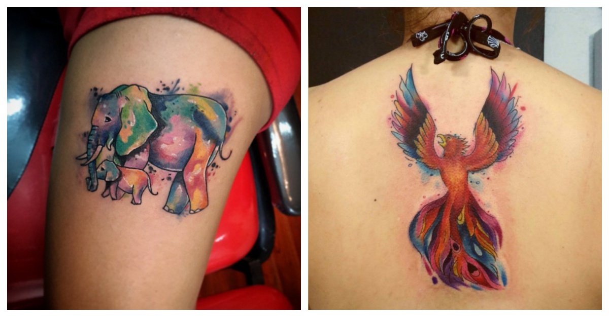 Hermosos Tatuajes Acuarela Te Transformarán En Un Fanático De Este