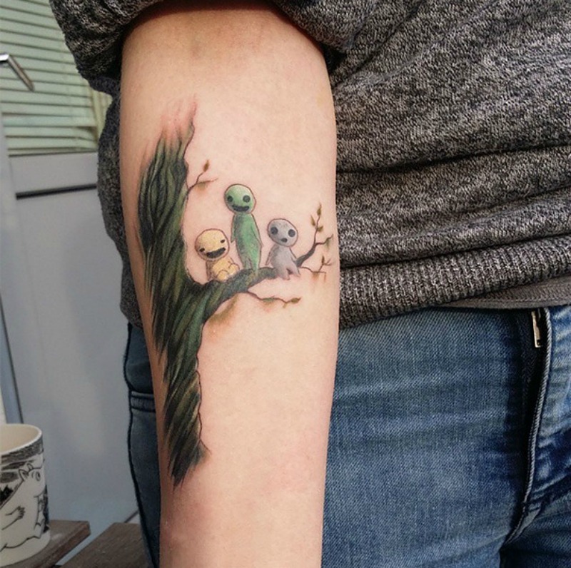 Tatuajes inspirados en Miyazaki 14