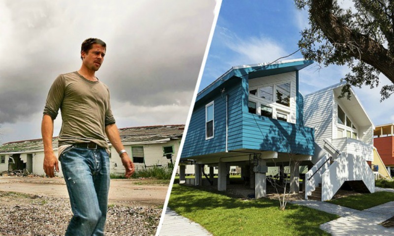 Brad Pitt construye casas 1