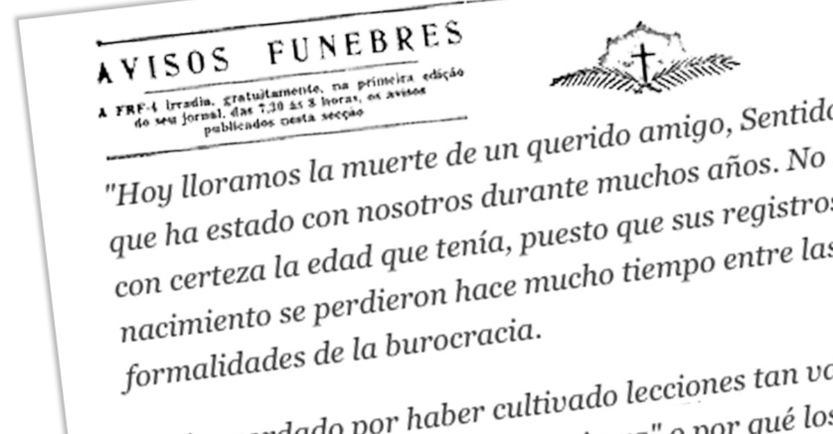 Este Es El Mejor Obituario Que Se Haya Escrito En Un Periódico, Léelo ¡Es Brillante! Tronya Este Es El Mejor Obituario Que Se Haya Escrito En Un Periódico, Léelo ¡Es Brillante! Tronya